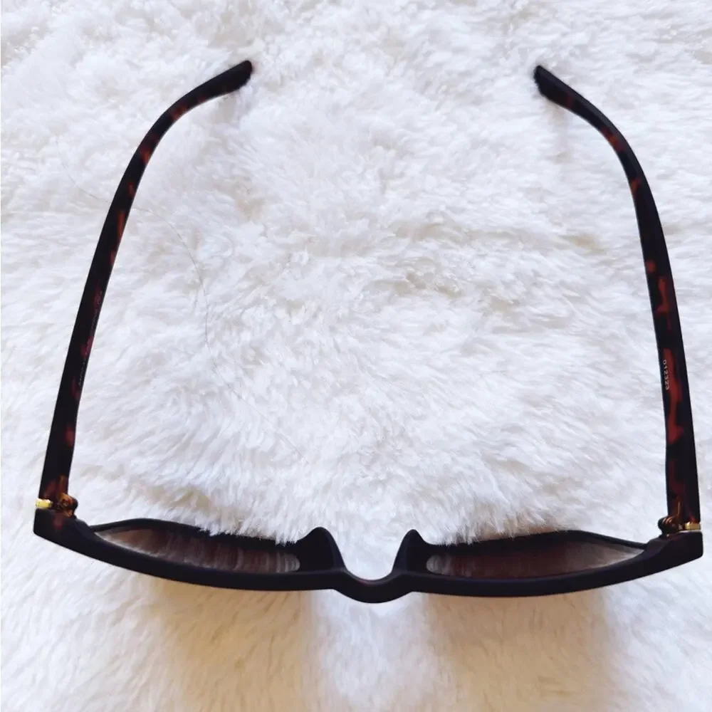 Otto Tortoise Brown Angular Frame Sunglasses